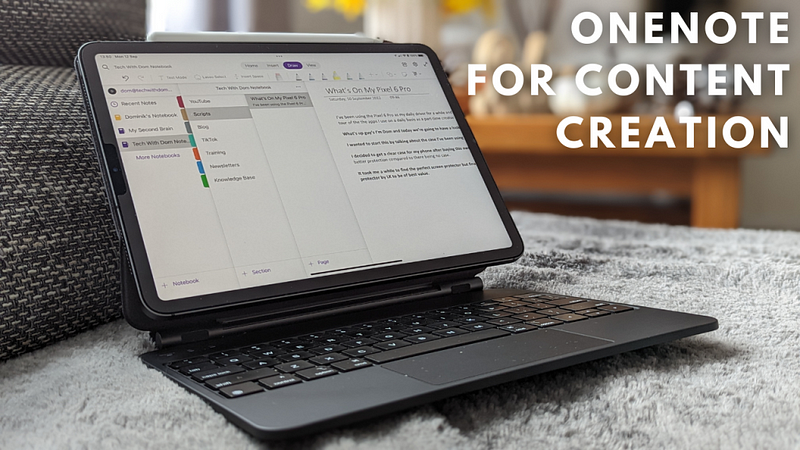 Exploring OneNote features for content creation