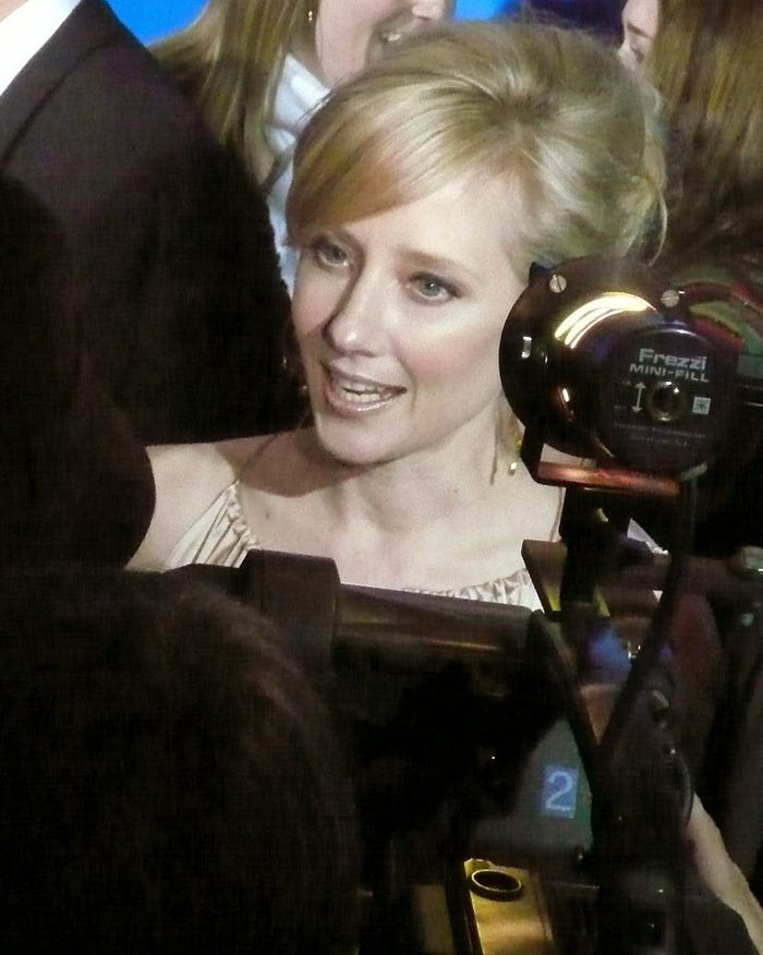 A moment captured with Anne Heche