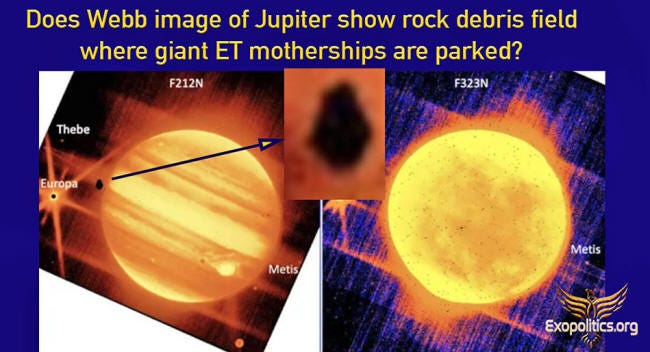 Dark spot in Jupiter's atmosphere captured by Webb Telescope