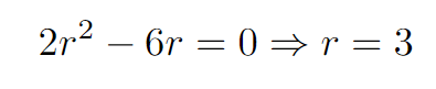 Final calculations revealing the relationship between the circles