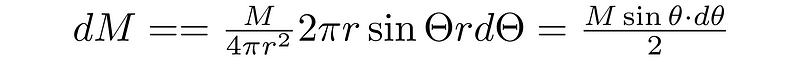 Density relationship for the shell