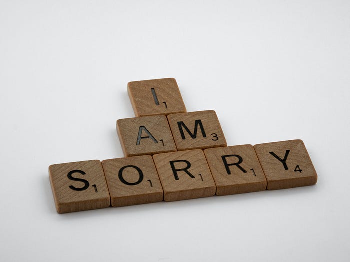 Image illustrating the importance of apologies in relationships