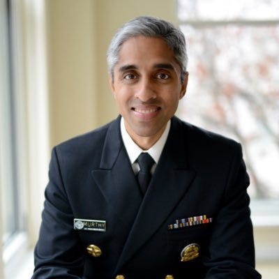 Dr. Vivek Murthy discussing loneliness and health