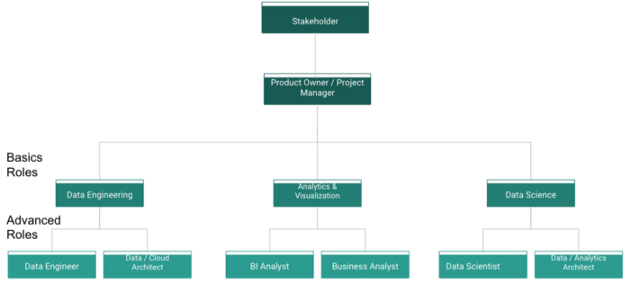 Roles in an Analytics Team — Visual Representation