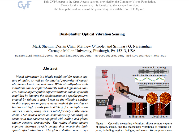 Visual demonstration of dual-shutter technology