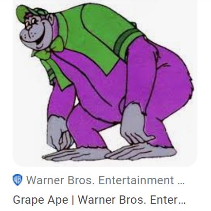 Image of Grape Ape cartoon character