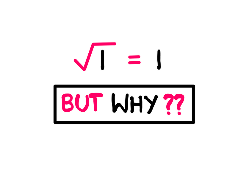 Mathematical exploration of square roots