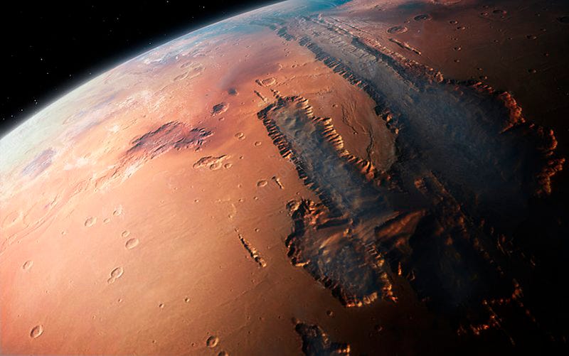 Valles Marineris Canyon Overview