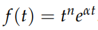 Combined function for Laplace transformation