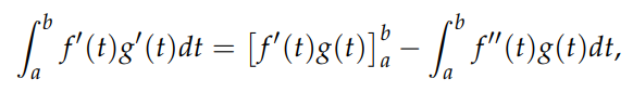 Integration by parts formula for Laplace transform