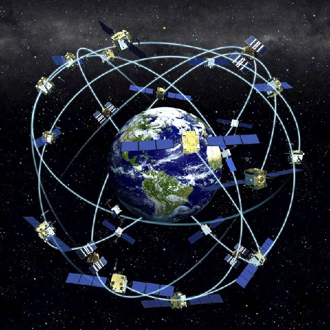 GPS satellite constellation