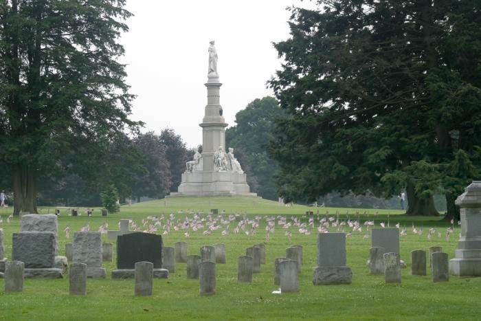 The significance of Gettysburg in ghost lore